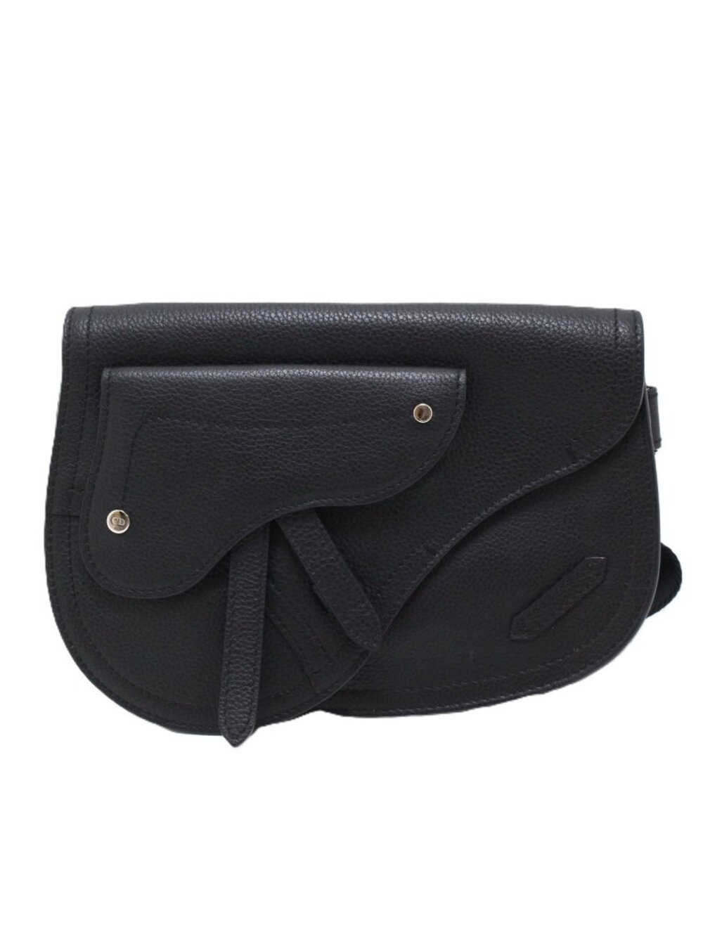 Dior Saddlebag Black Belt Bag Calfskin